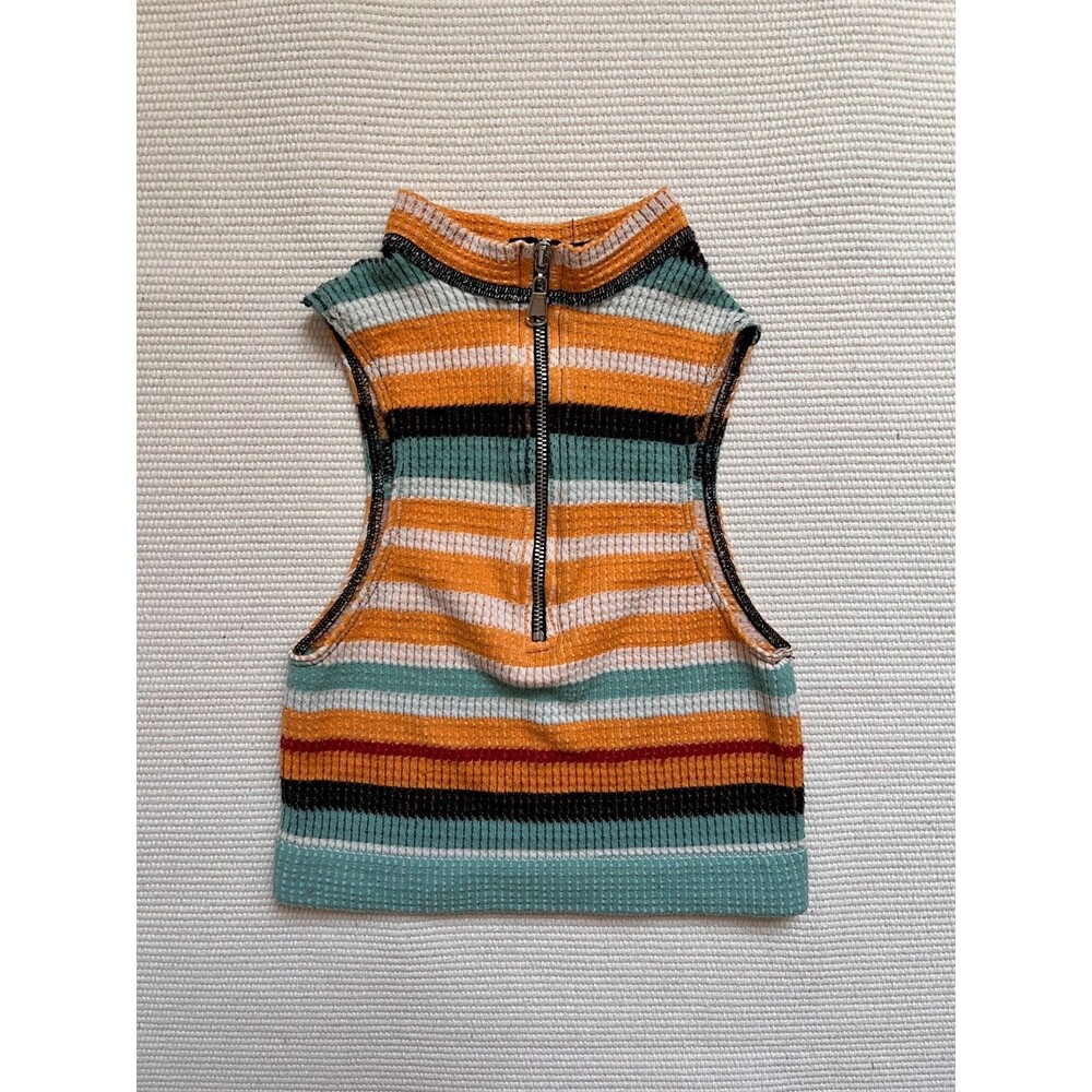 Out From Under Stripe Traverse Seamless Waffle Knit Bra Top Size XS/S